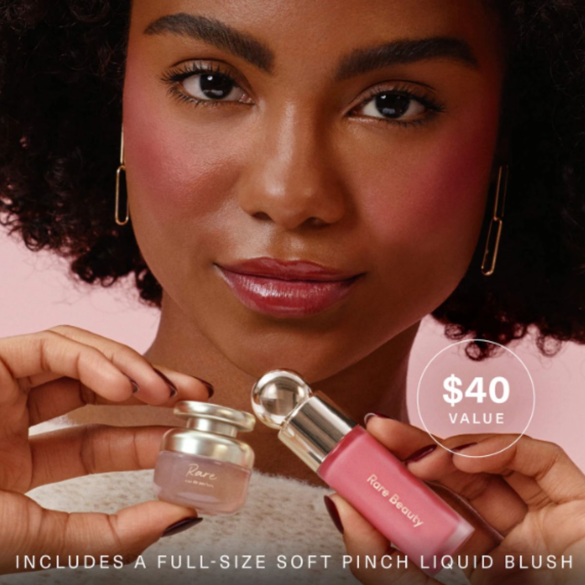 RARE BEAUTY - Set Los Favoritos de Selena Mini Rubor & Mini Perfume Rare Beauty
