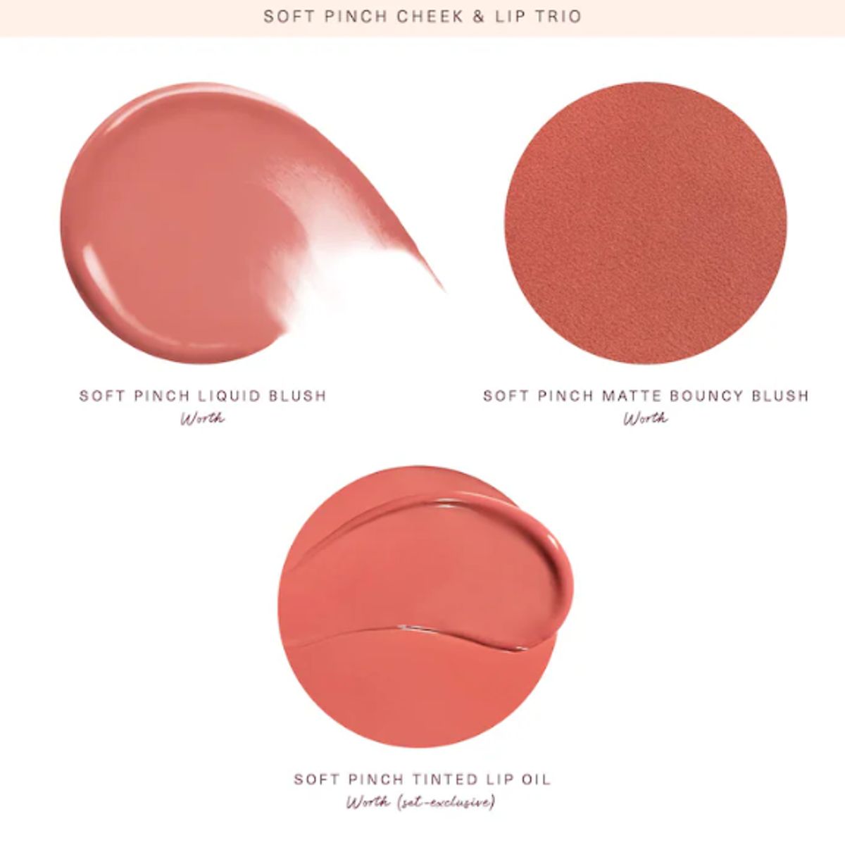 RARE BEAUTY - Set Trio de Labios + Mejillas Soft Pinch Rare Beauty