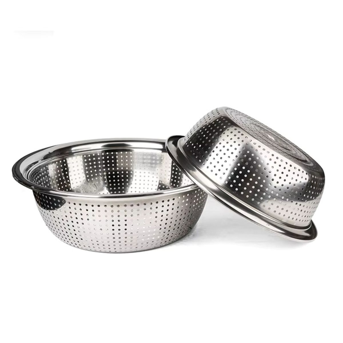 PENTHA - Escurridor Colador de Acero Inoxidable 26 cm Pack x2