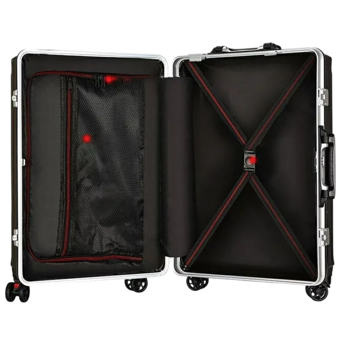 GENERICO - Maleta De Viaje Rígida 20 Pulgadas – Equipaje De Mano Ruedas 360°Cerradura De Combinación Puerto USB