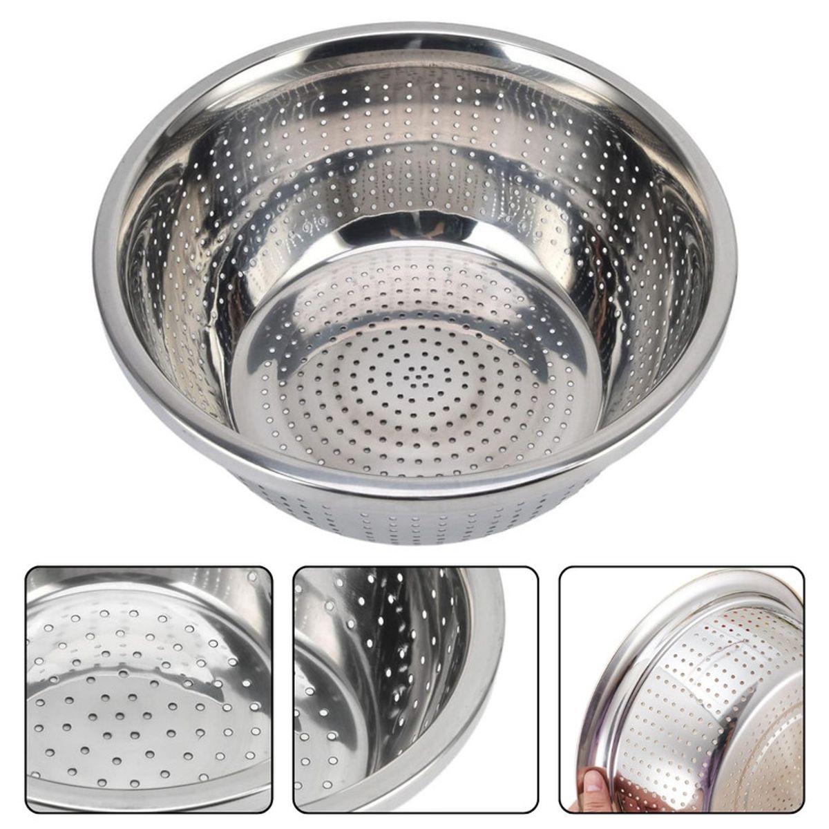 PENTHA - Escurridores de Acero Inoxidable para Cocina x5