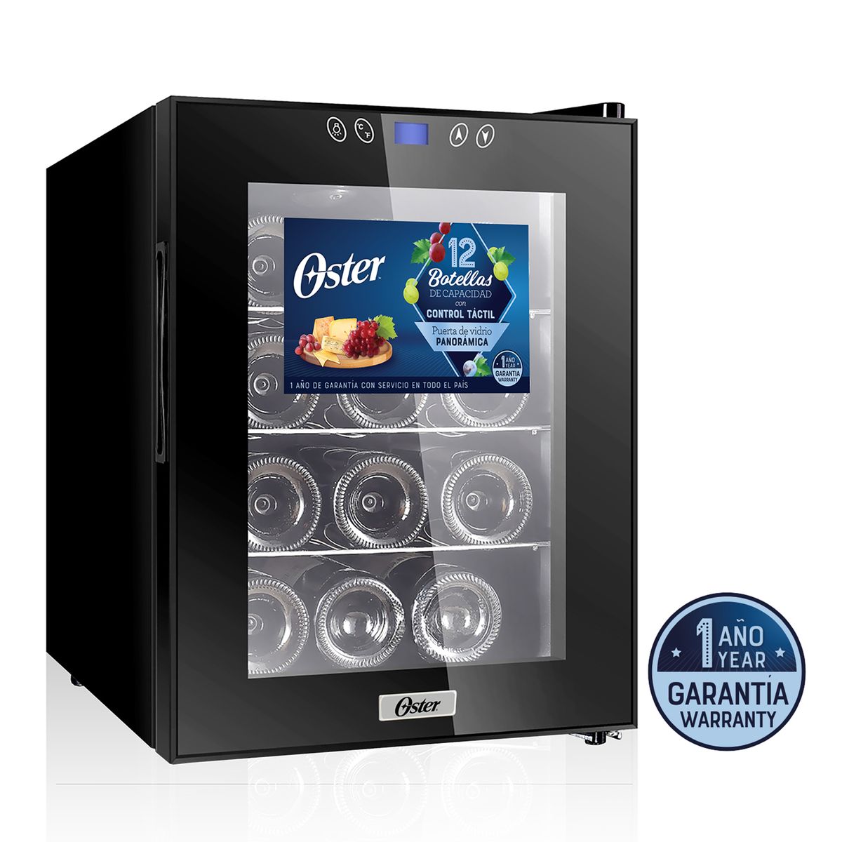OSTER - VINERA OSTER OS-PWCC1203B 12 BOTELLAS DIGITAL NEGRO