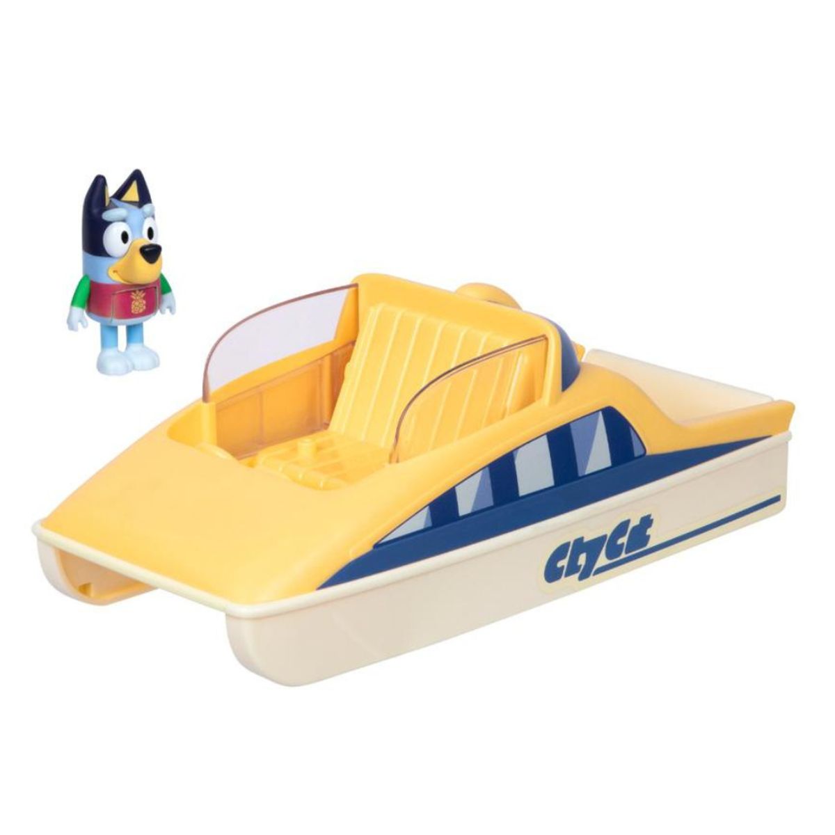 BLUEY - Set De Juego De Bluey Yate Y Figura Con Cambio De Color
