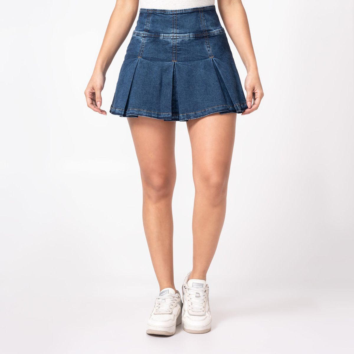PIONIER - Falda Mini Short Denim Stretch Mujer Manaya Pionier