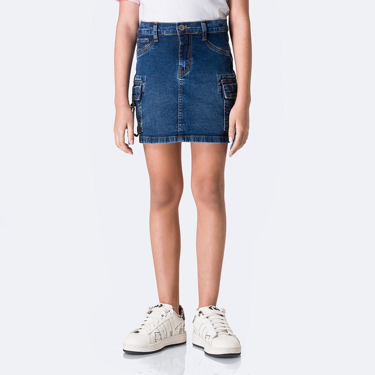 PIONIER - Falda Mini Short Denim Stretch Niña Glendahh Pionier