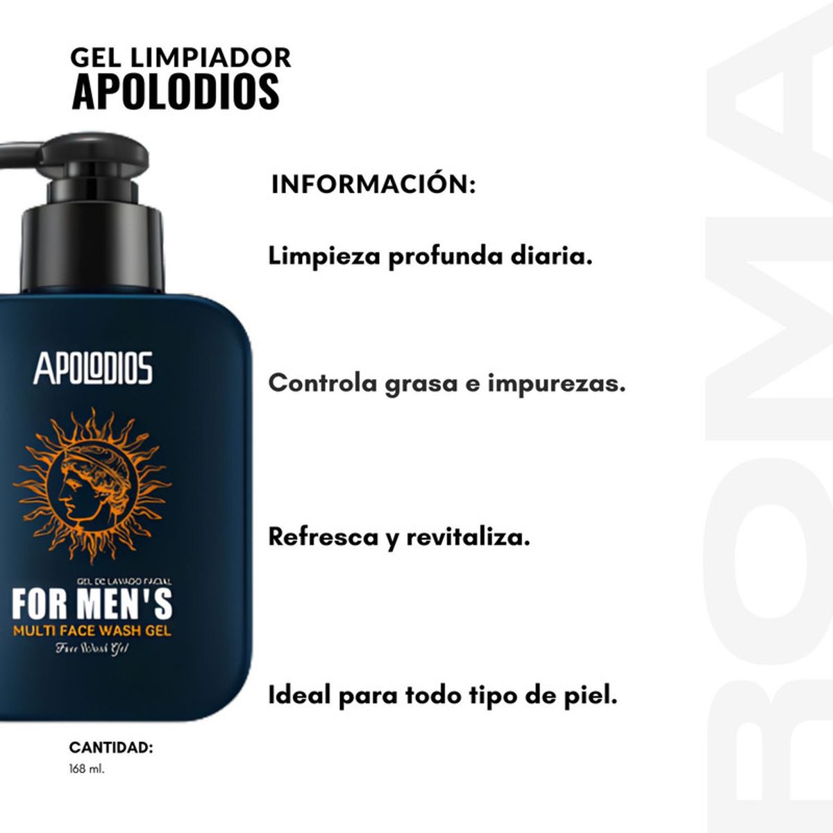 GENERICO - PACK 3 GEL LIMPIADOR FOR ME 168ML APOLODIOS