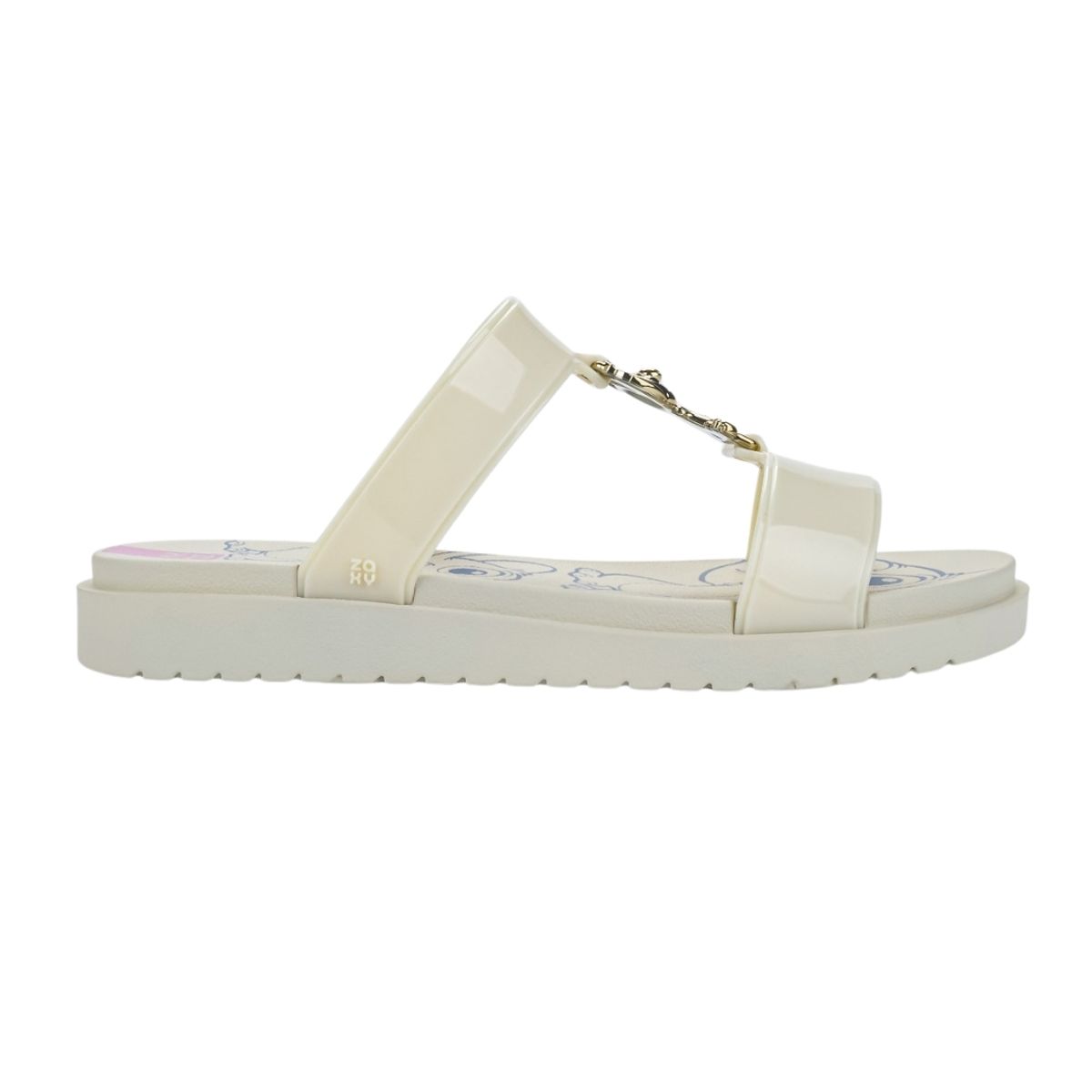 ZAXY - Sandalias Mujer Casuales Stitch Zaxy Beige
