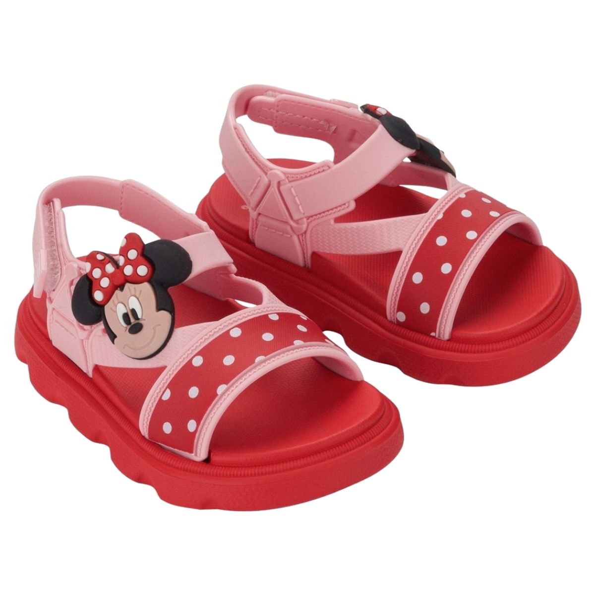 MINNIE - Sandalias Bebe Playeras Minnie Mouse Rosado