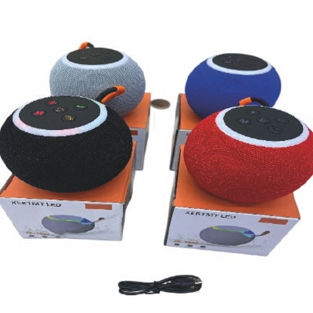 GENERICO - PARLANTE XERTMT LED  SONIDO POTENTE Y ESTILO ILUMINADO