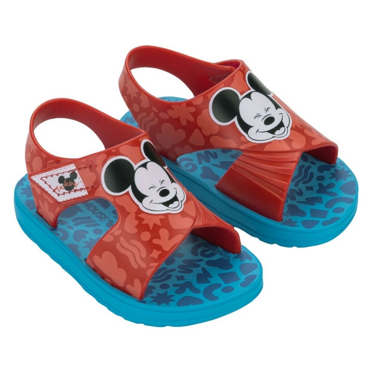MICKEY MOUSE - Sandalias Bebe Playeras Mickey Mouse Rojo