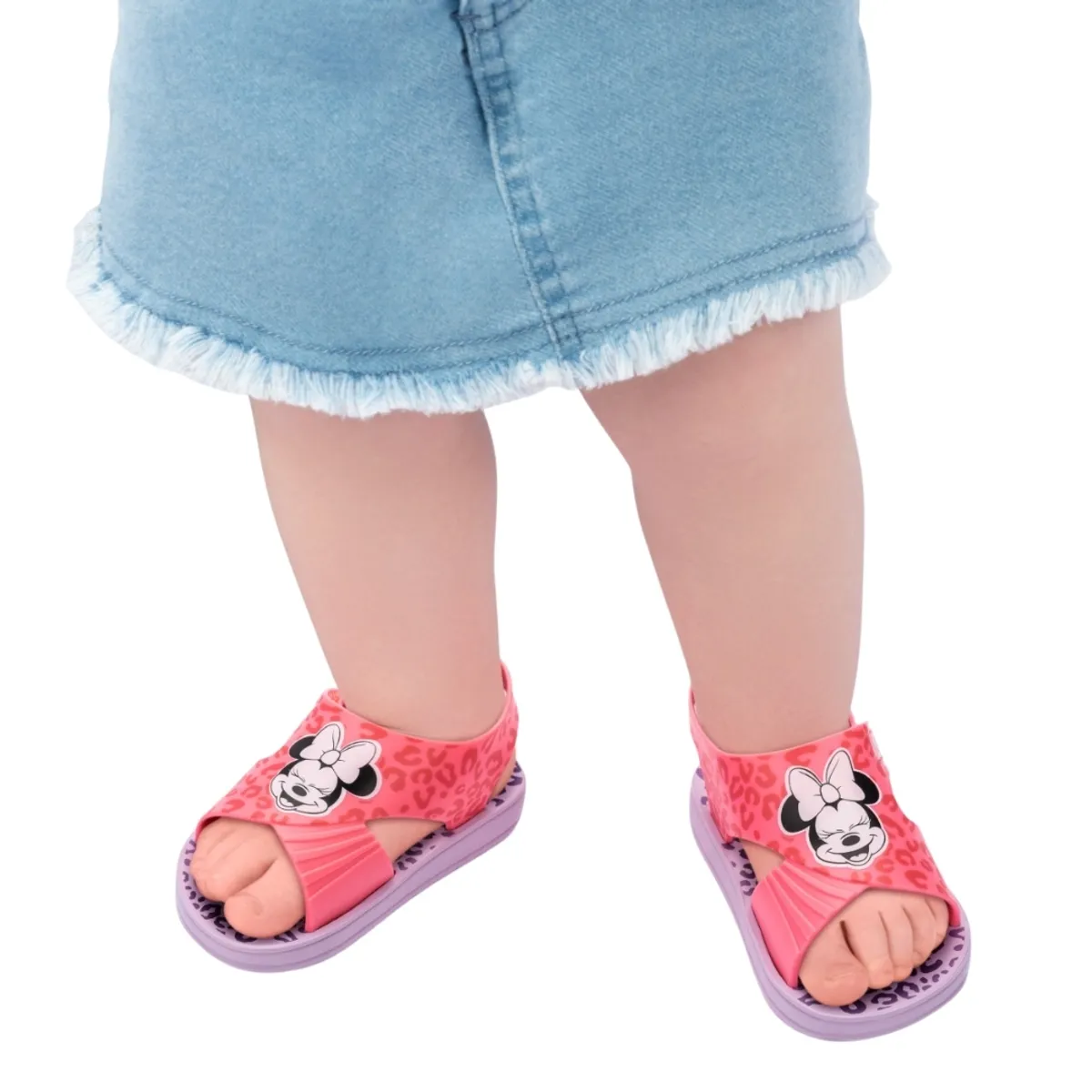 MINNIE - Sandalias Bebe Playeras Minnie Mouse Lila