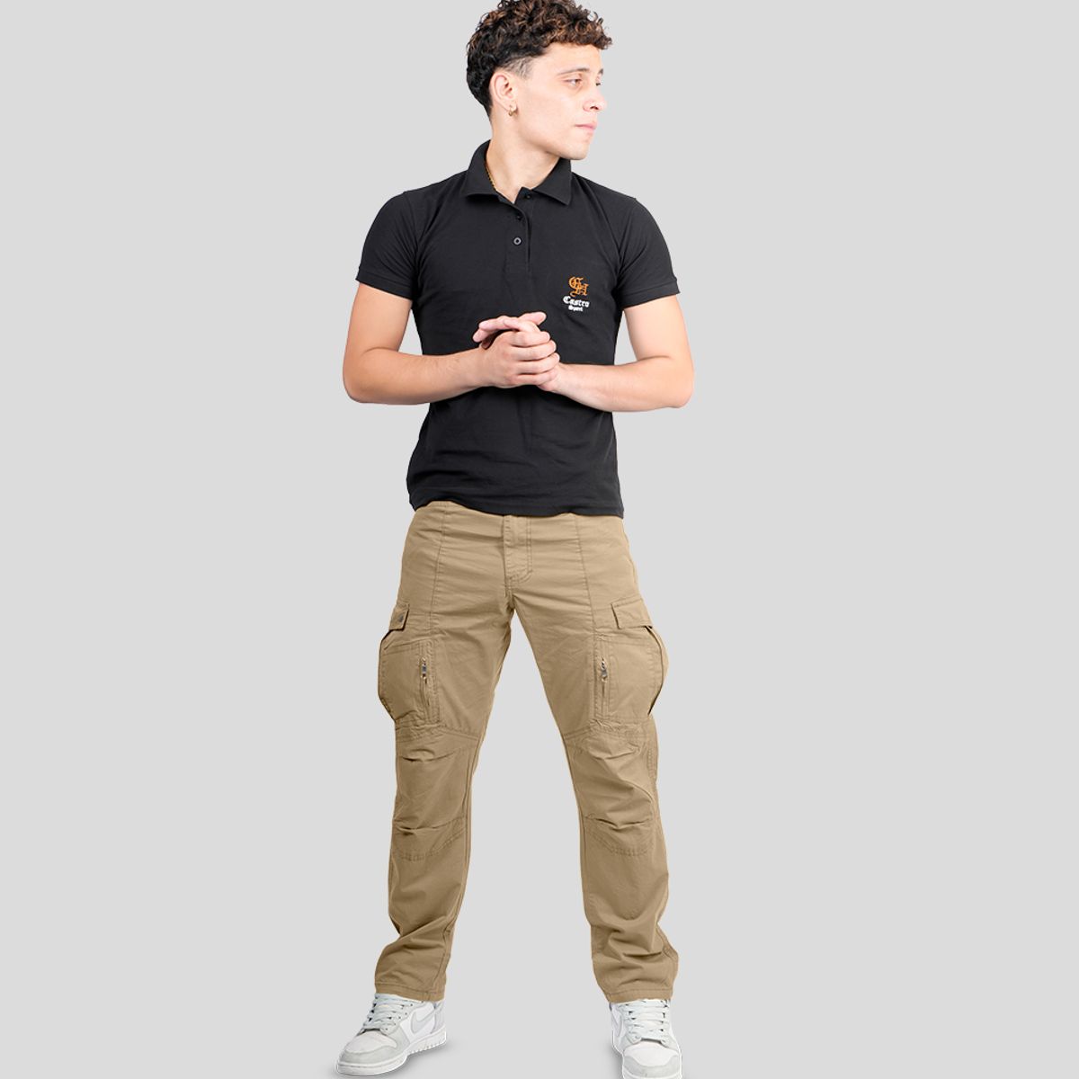 CH CASTRO SPORT - 7059 PANTALON PAPER CARGO EMERICK 100% ALGODÓN RÍGIDO HOMBRE