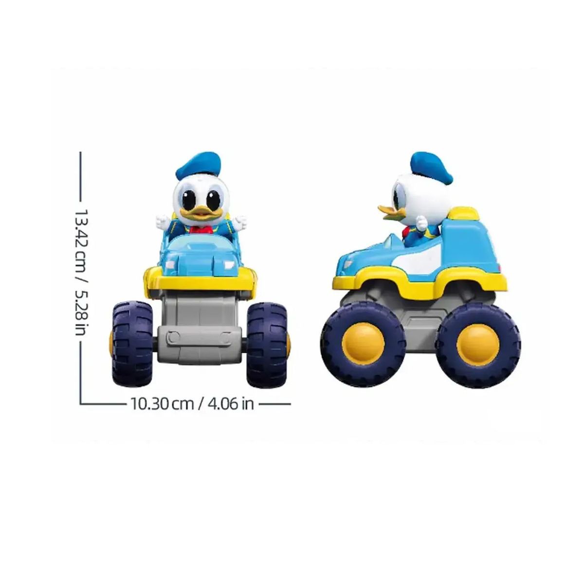 DISNEY BABY - Juguete Camión Monstruo de fricción del Pato Donald 10 piezas