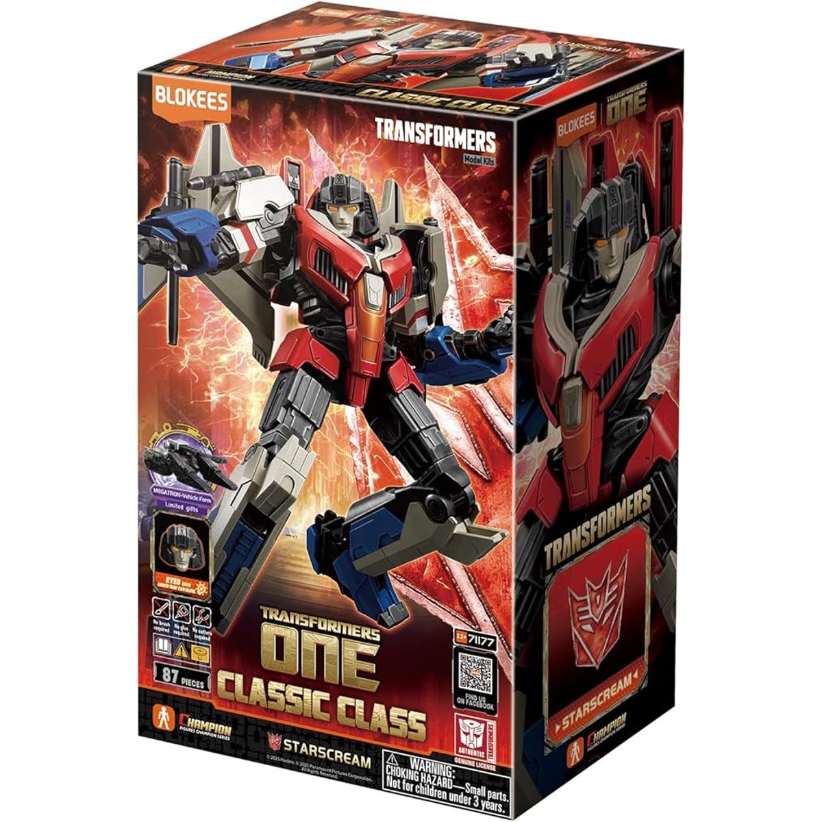 HASBRO - Transformers Classic Class 16 Transformers One Starscream BLOKEES