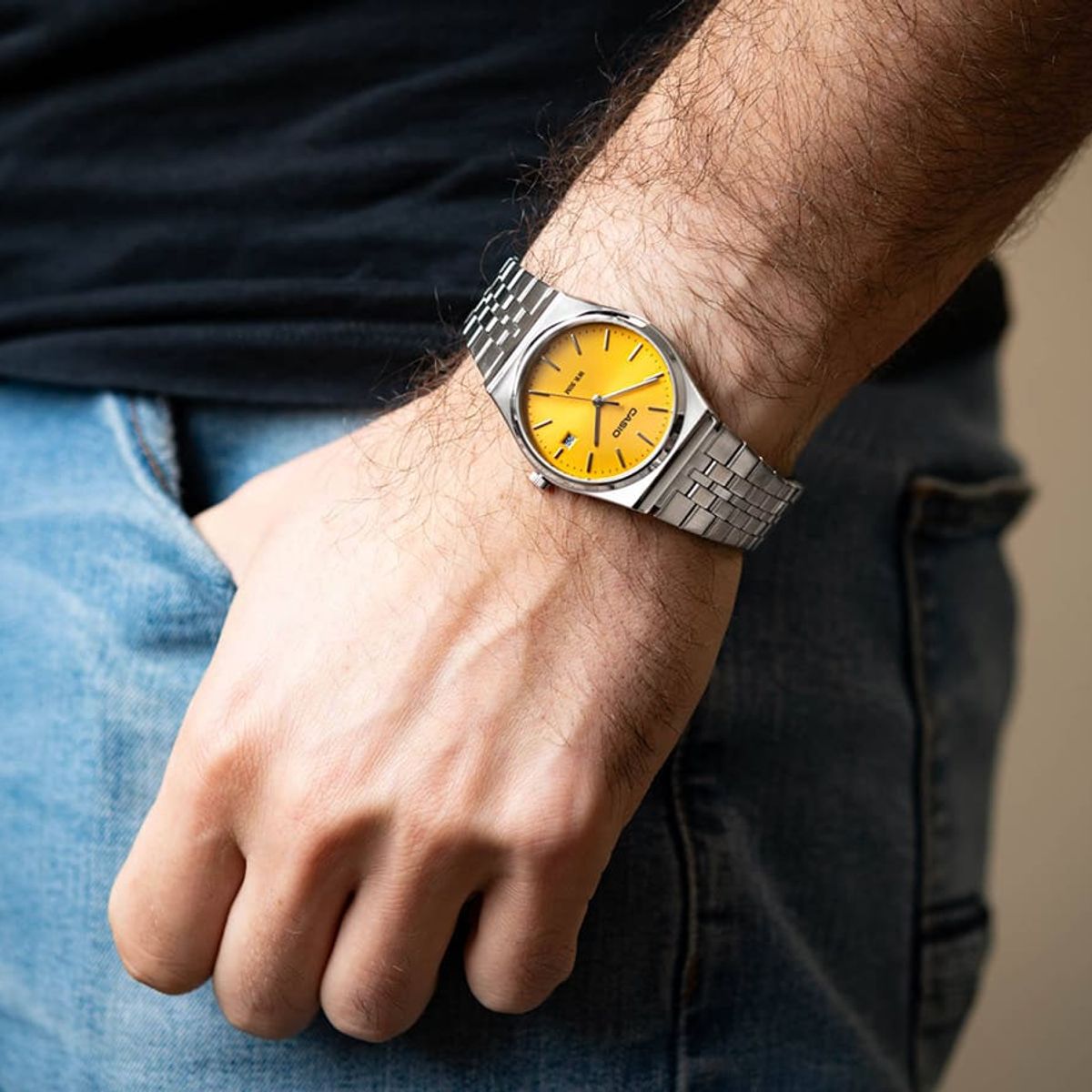 CASIO - MTP-B145D - RELOJES CASIO PARA HOMBRE ACERO PLATEADO - CAS-62