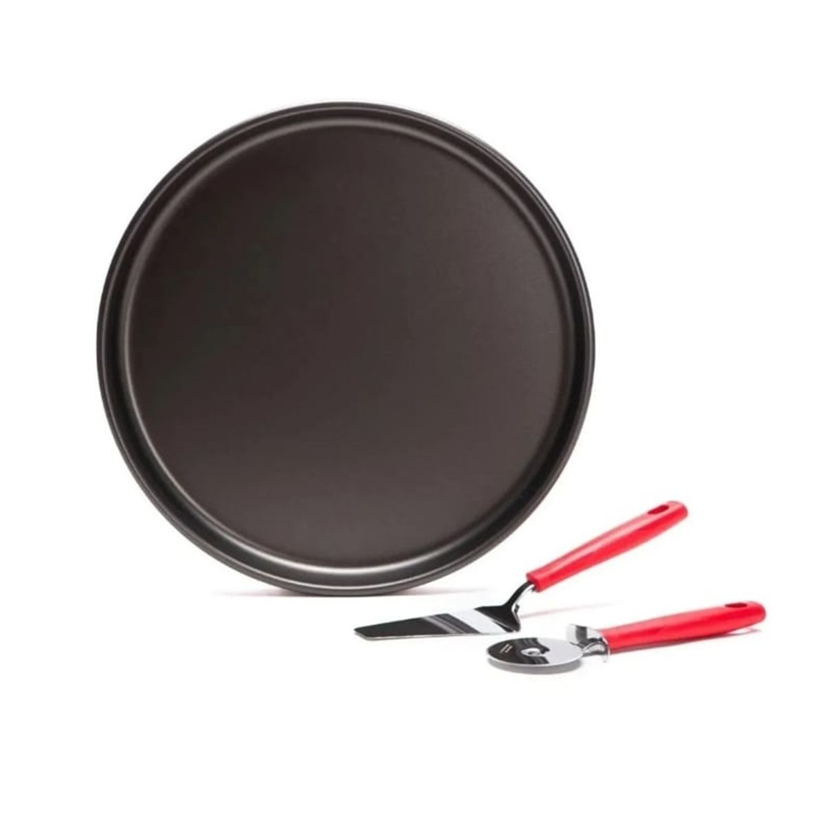 TRAMONTINA - MOLDE PARA PIZZA TRAMONTINA 35 CM DE DIAMETRO CON UTENSILIOS