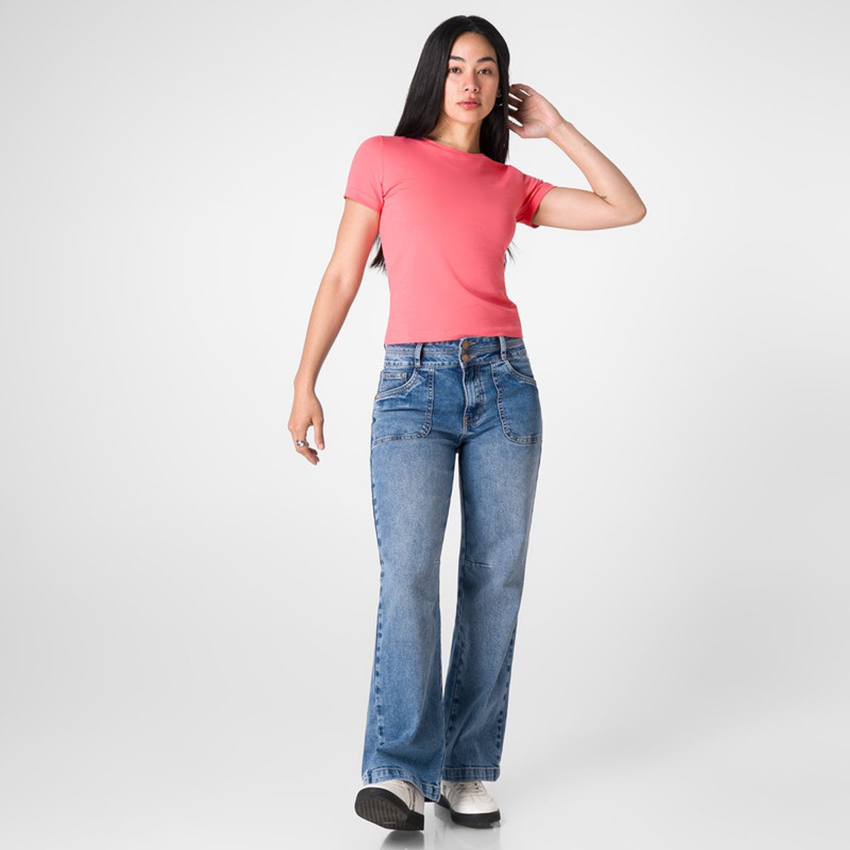 SQUEEZE - Pantalón Jean Denim Stretch Mujer Dhailah Squeeze