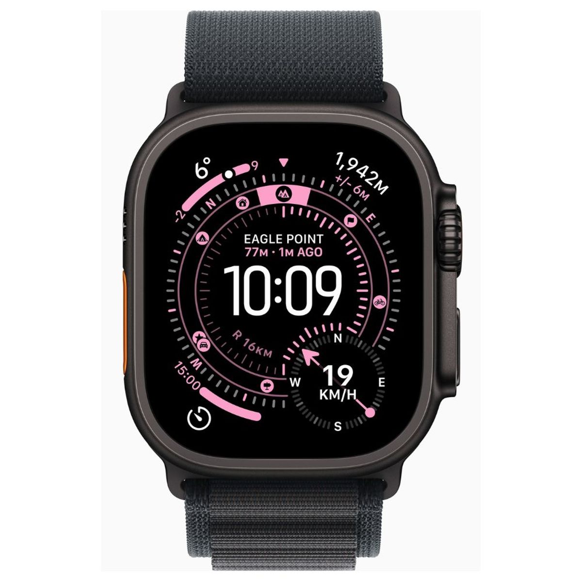 OEM - Correa Alpine Loop para Apple Watch Color Negro Cierre G Negro