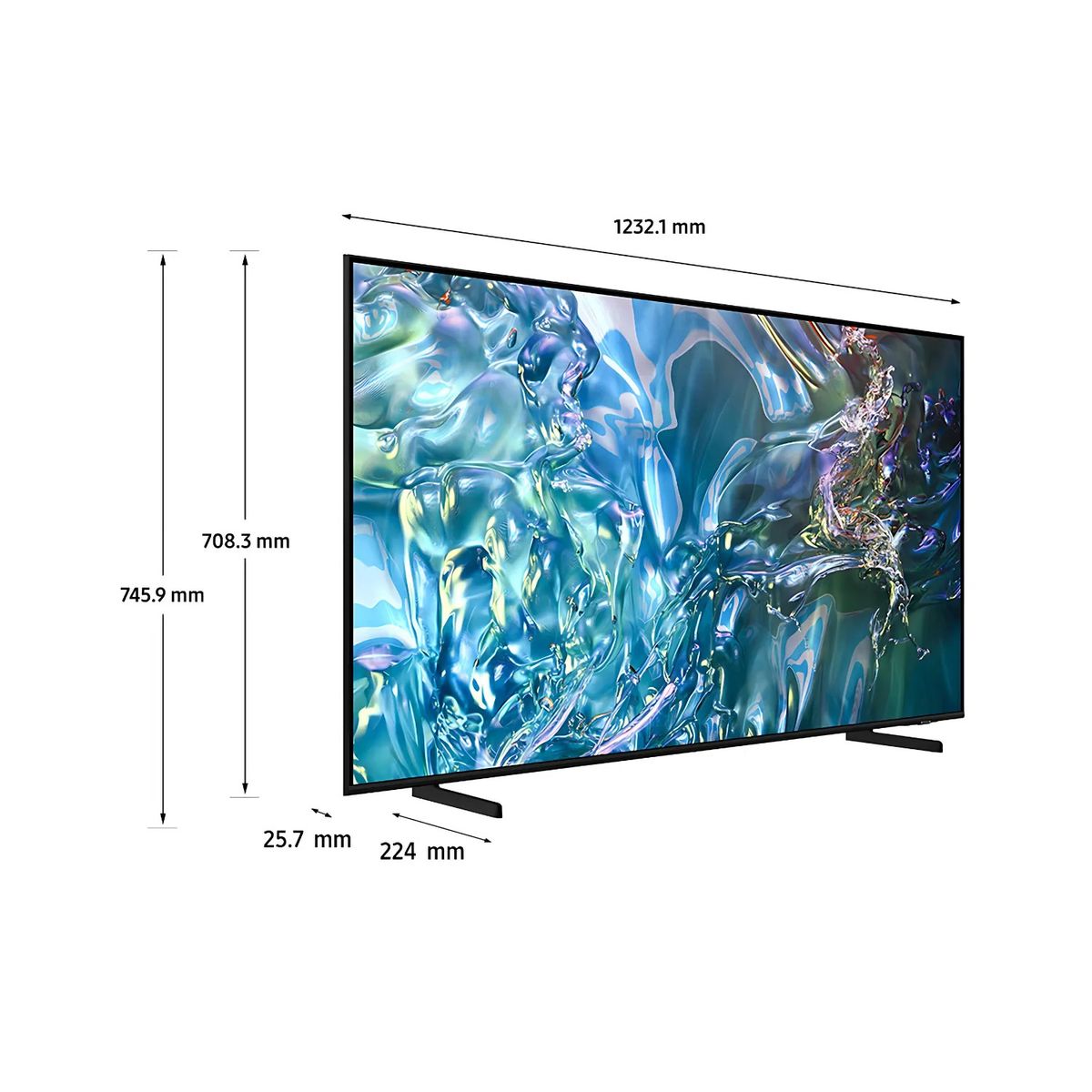 SAMSUNG - Televisor Samsung 55″ QLED 4K Q60D Tizen OS + Soundbar Samsung 2.0 CH HW-B400F