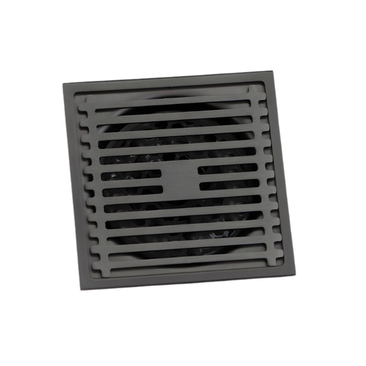 GENERICO - SUMIDERO DE ACERO CUADRADO  10X10 CM  NEGRO