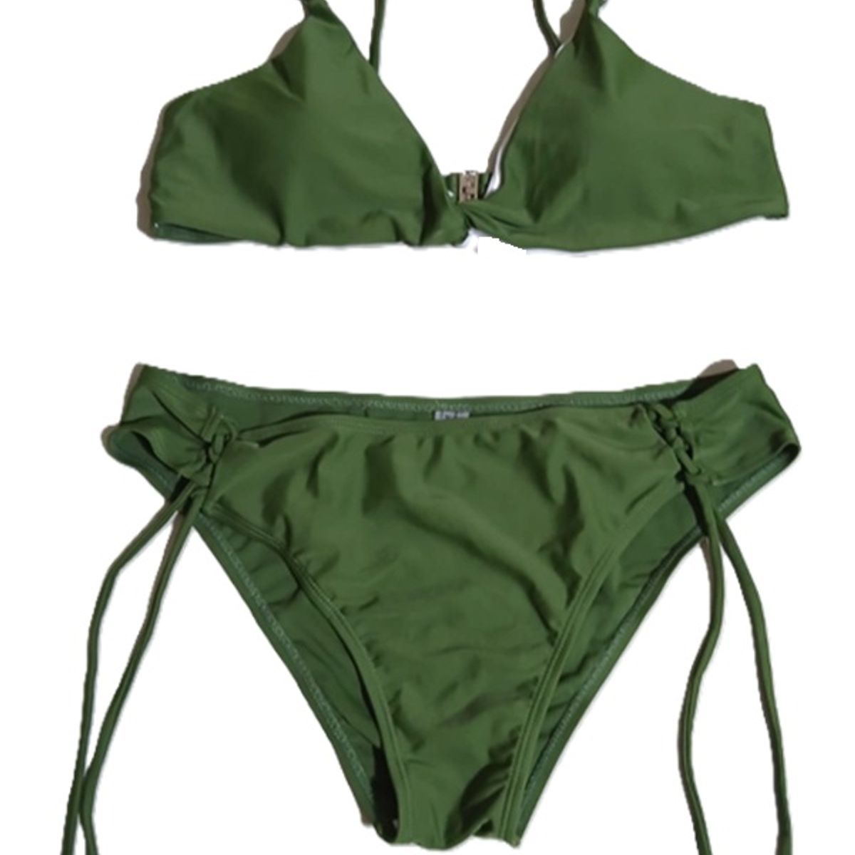 SM - BIKINI CONJUNTO VERDE MILITAR TALLA M