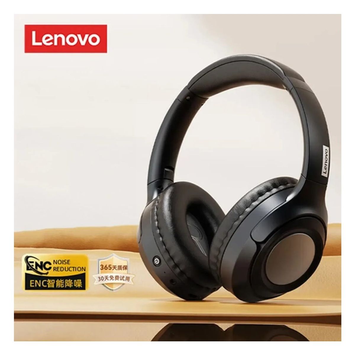 LENOVO - Audífonos Bluetooth Plegables Lenovo TH54 30 horas + Parlante X1