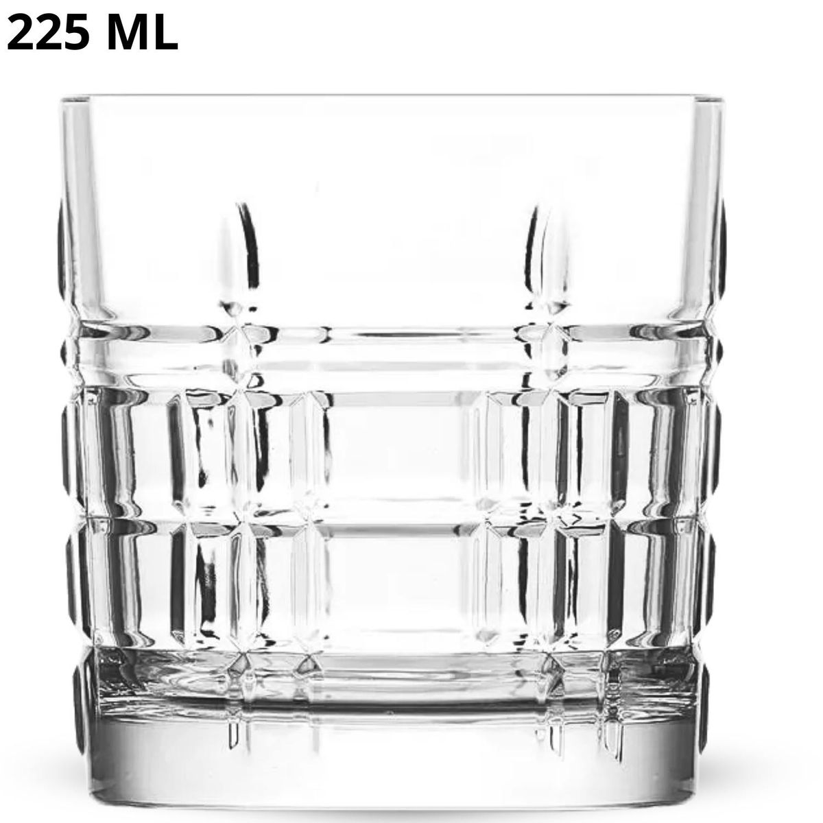 LAV - Set 6 Vasos Whisky de Vidrio Glasgow 325 ml- Lav