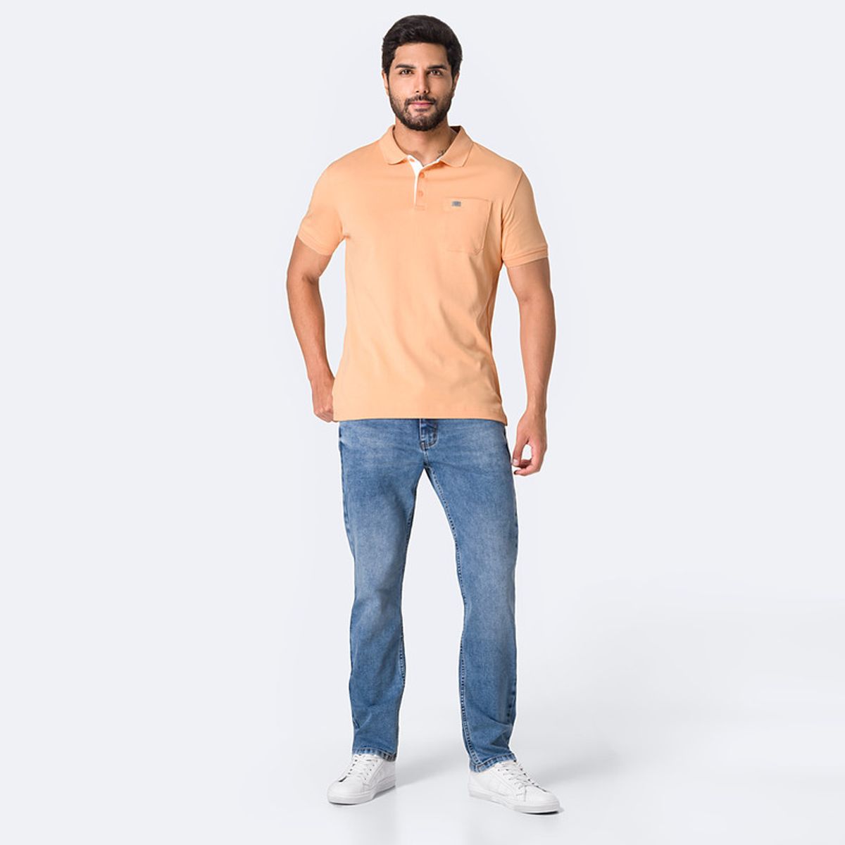 PIONIER - Pantalón Semi Pitillo Denim Stretch Hombre Edisson Pionier