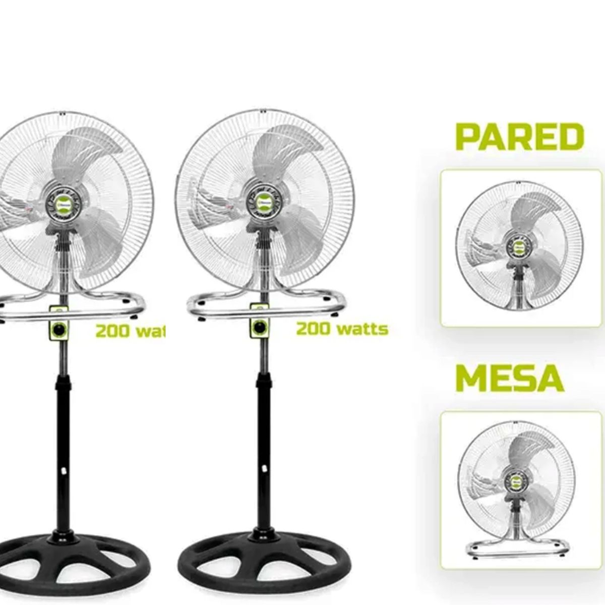 BOSKKO - 2 VENTILADORES BOSSKO  3 EN 1  DE 18  BK-8218 VI