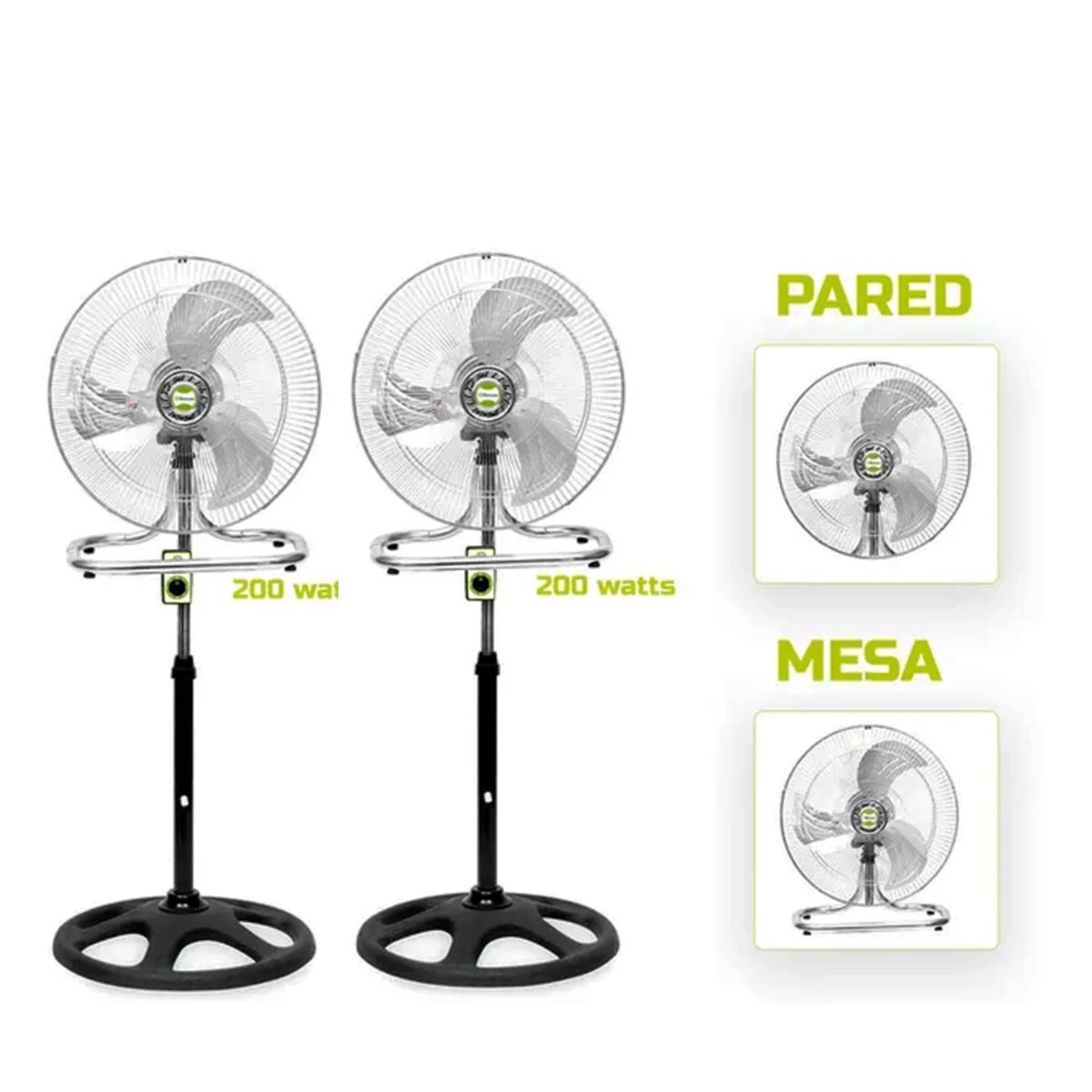 BOSKKO - 2 VENTILADORES BOSSKO  3 EN 1  DE 18  BK-8218 VI