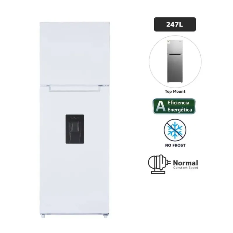 BLACKLINE - Refrigeradora BLACKLINE 247L No Frost TM247LN Blanco