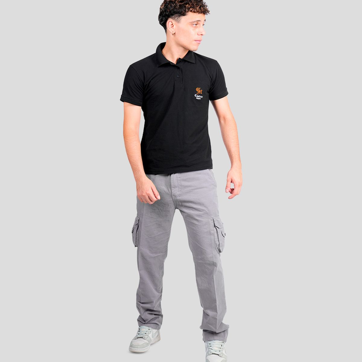 CH CASTRO SPORT - 7017 PANTALON DRILL CARGO REDWOOD 100% ALGODÓN RÍGIDO HOMBRE