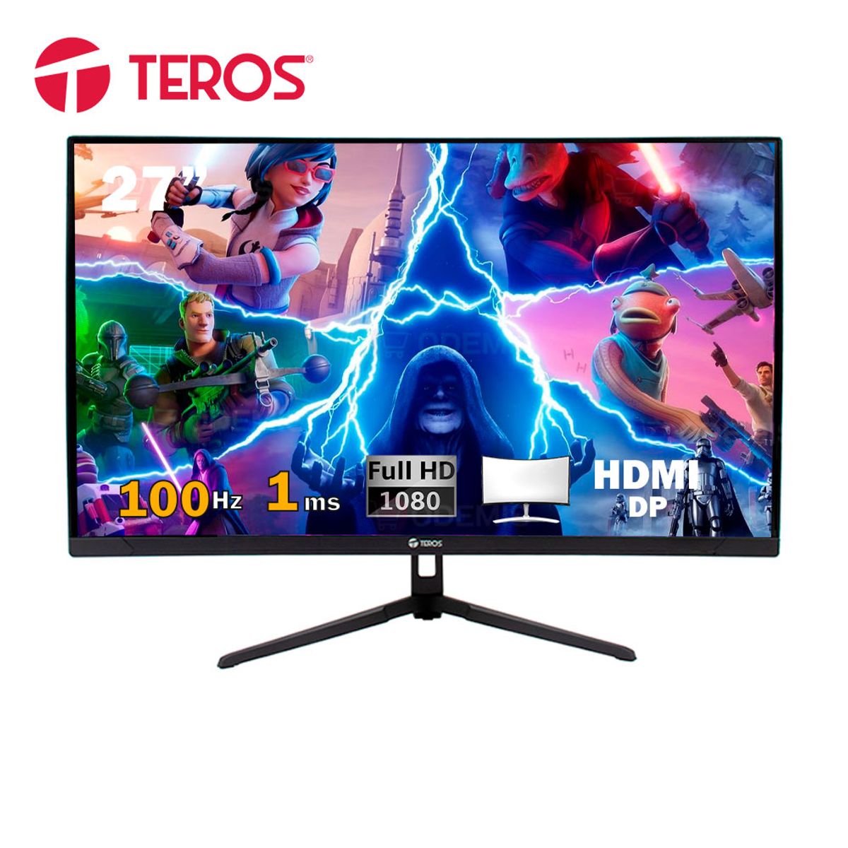 TEROS - Monitor Teros TE-2732S 27 VA 100Hz 1920x1080 Full HD HDMI DP VESA FREESYNC