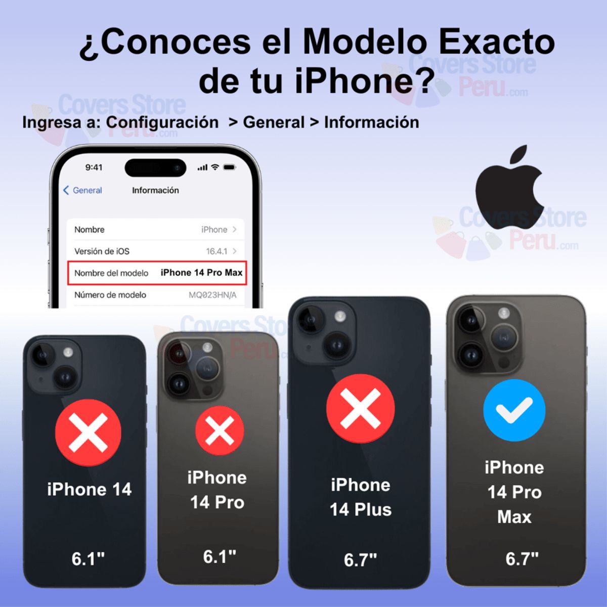 GENERICO - Funda para iPhone 14 Pro Max Soft Feeling Antishock Celeste Resistente