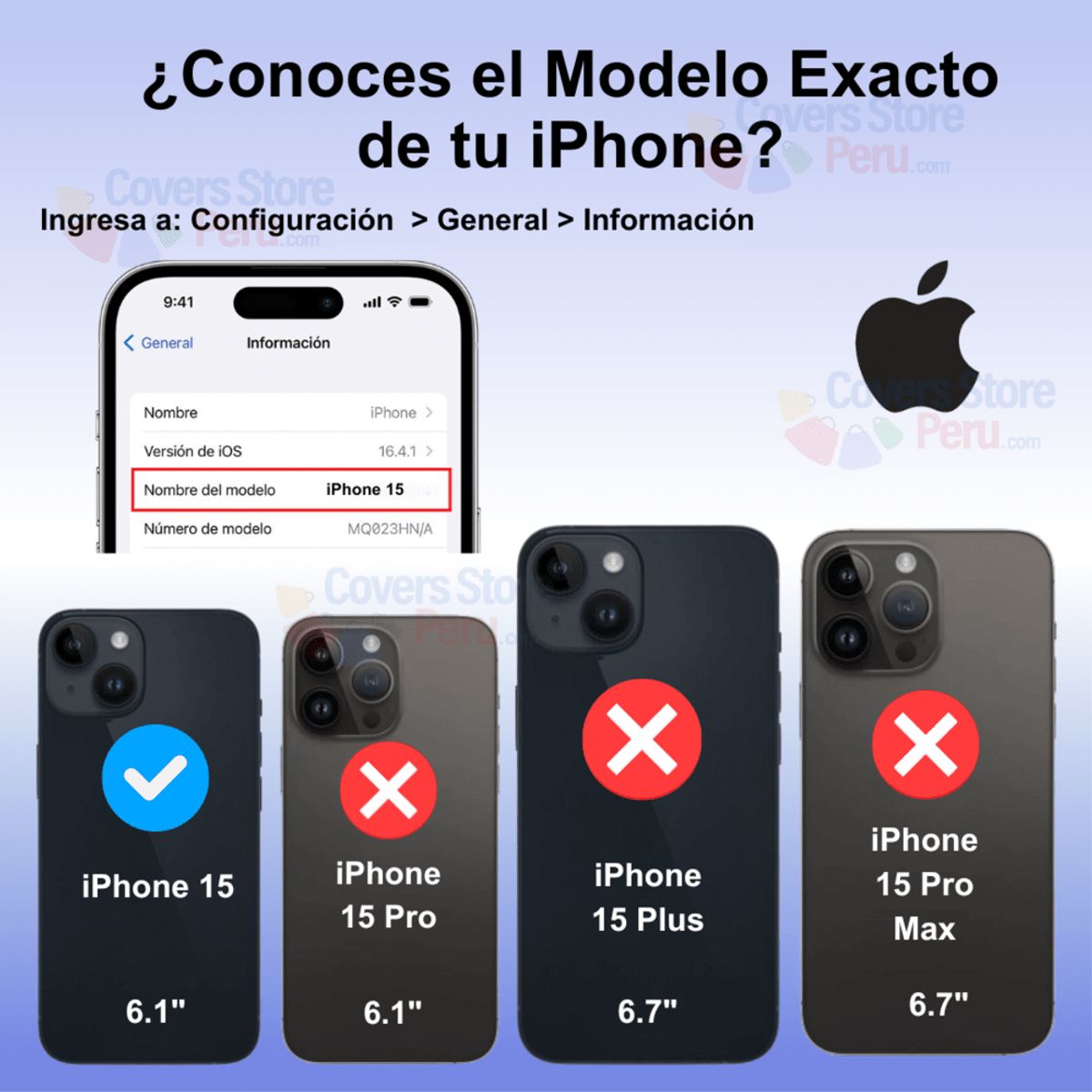 GENERICO - Funda para iPhone 15 Soft Feeling Antishock Celeste Resistente