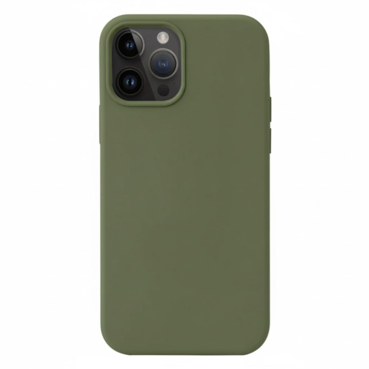 GENERICO - Funda para iPhone 15 Pro Max Soft Feeling Verde Militar Resistente