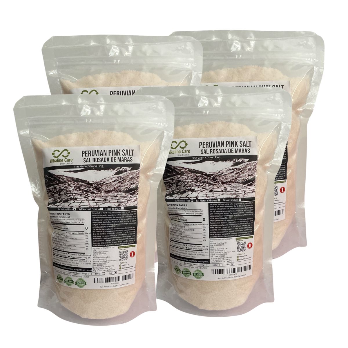 ALKALINE CARE - Sal Rosada de Maras 4kg Alkaline Care