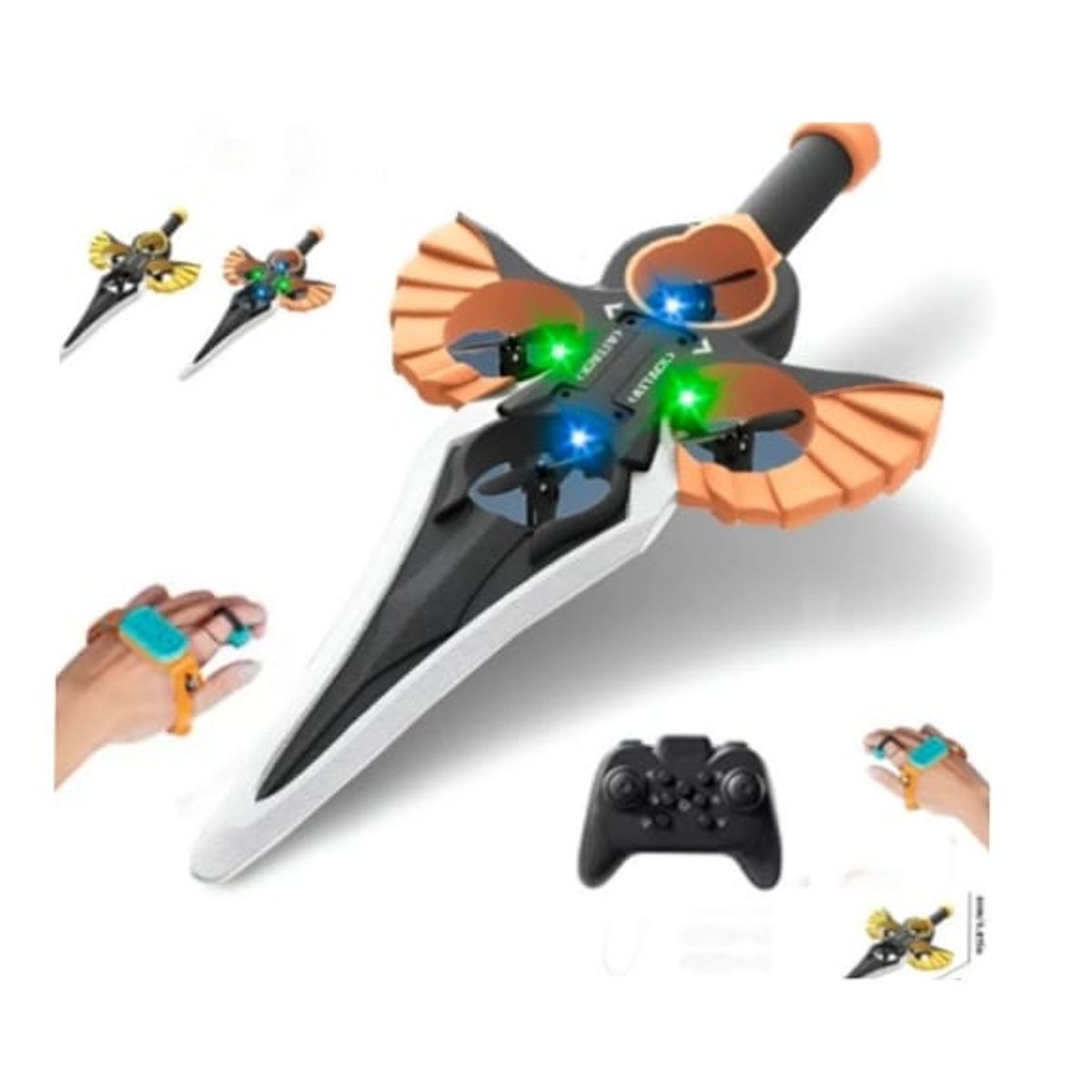 GENERICO - DRONE ESPADA VOLADORA CON SENSOR Y CONTROL JUGUETE VIRAL 2026