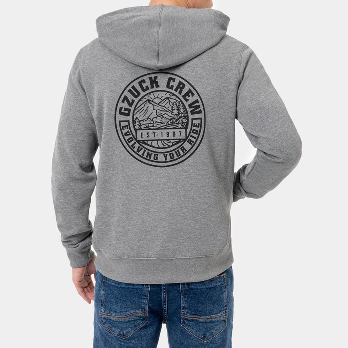 GZUCK - Polera Zipper Franela Arlon Hombre