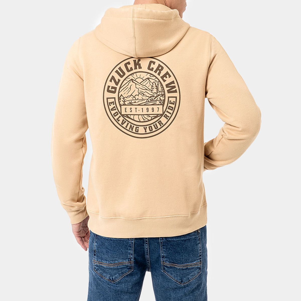 GZUCK - Polera Zipper Franela Arlon Hombre