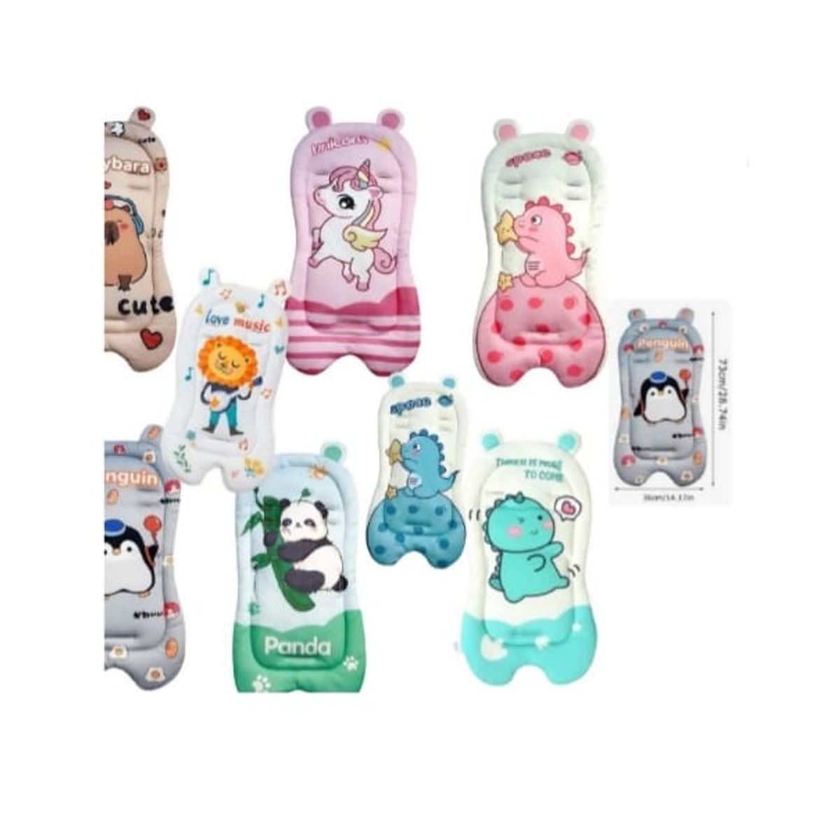 GENERICO - Cojin acolchado con diseños para coche asiento