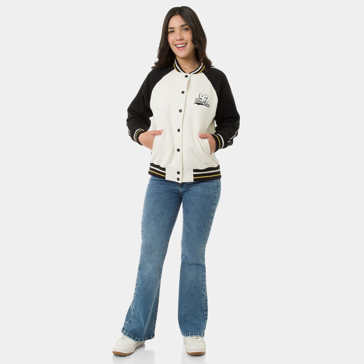 GZUCK - Polera Zipper Franela Marsit Mujer