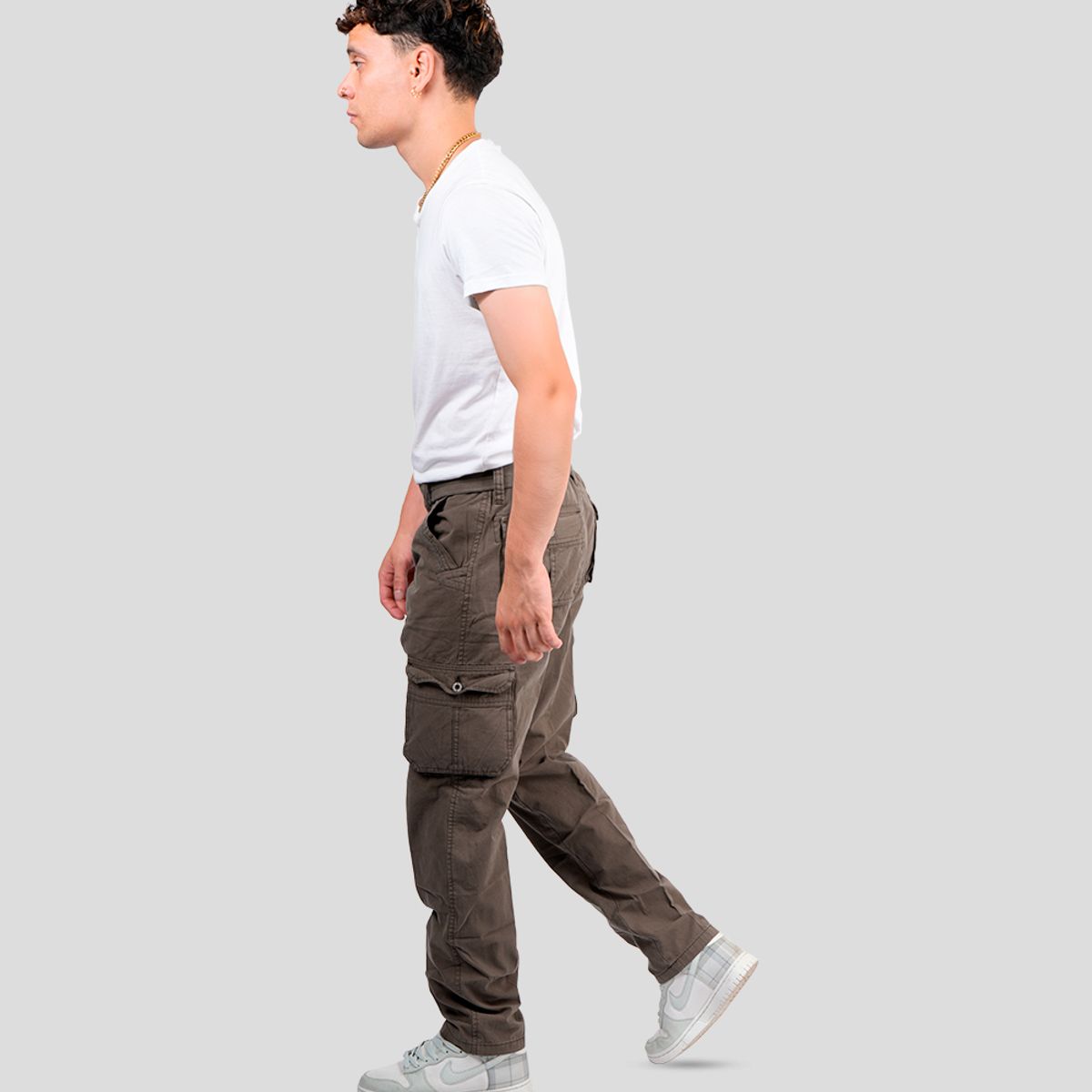 CH CASTRO SPORT - PANTALON TAFET CARGO ORIENTE 100% ALGODÓN RÍGIDO HOMBRE