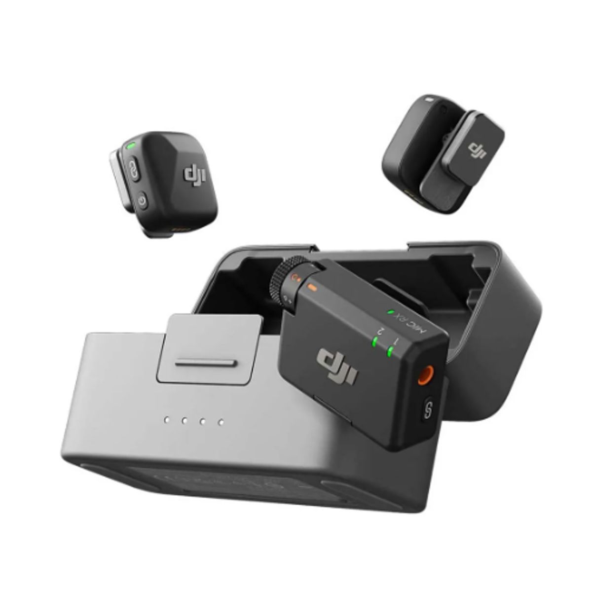 DJI - Dji Mic Mini (2 Tx + 1 Rx + Charging Case)