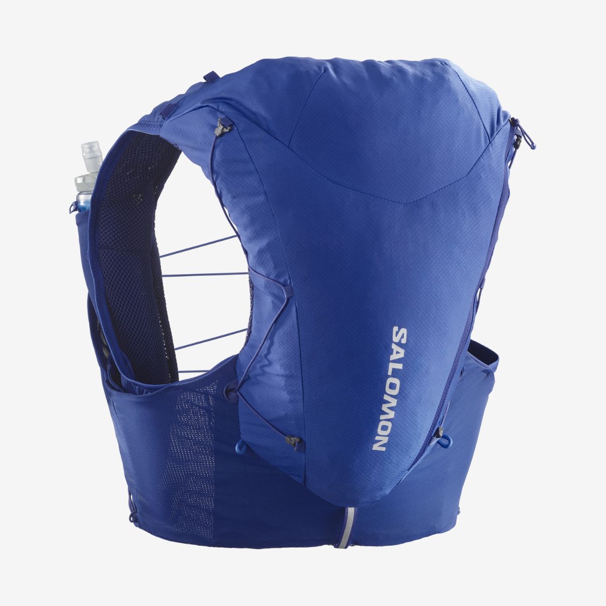 SALOMON - Chaleco De Hidratacion Adv Skin 12 With Flasks Unisex Azul Small- Salomon