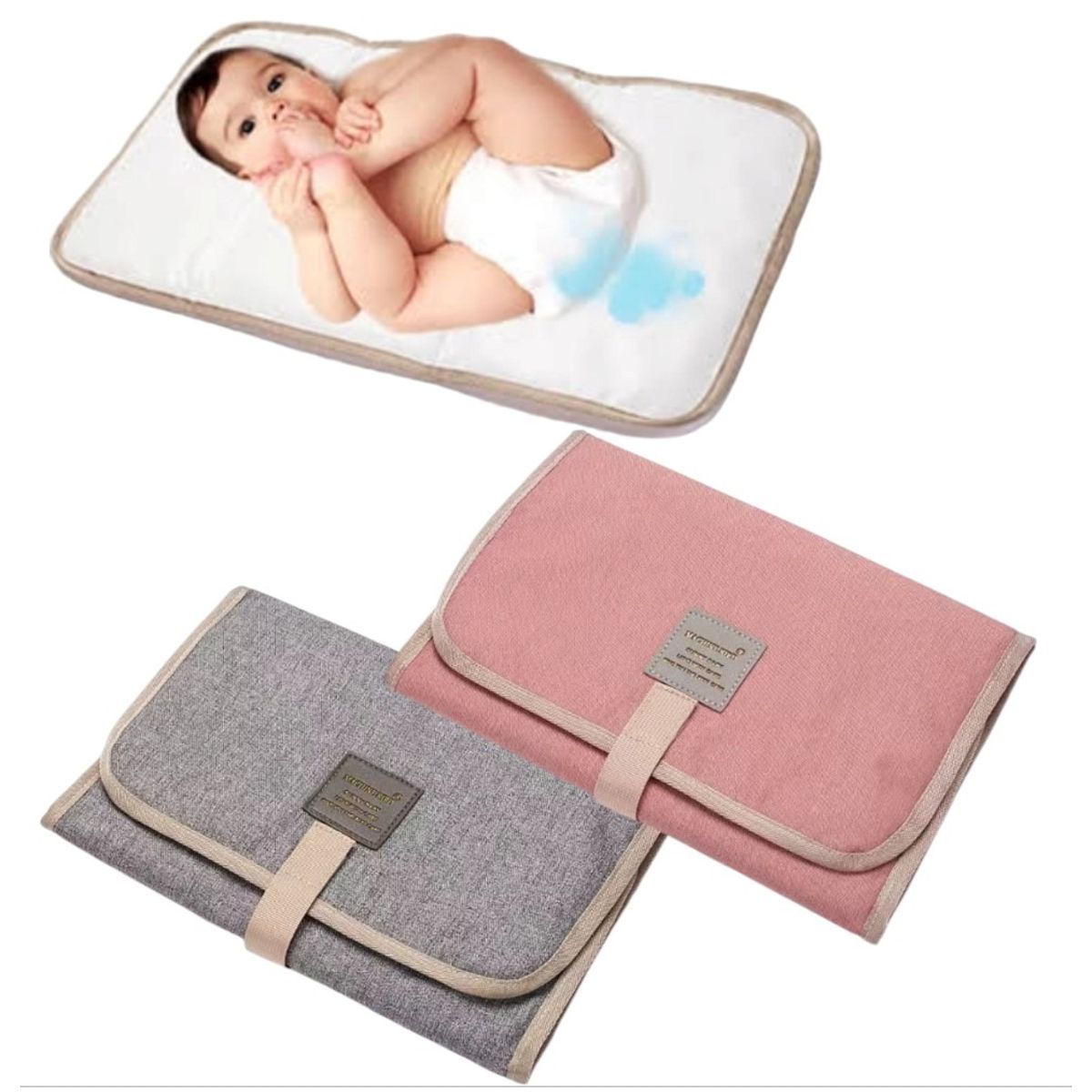 GENERICO - 1 Cambiador cartera portable plegable