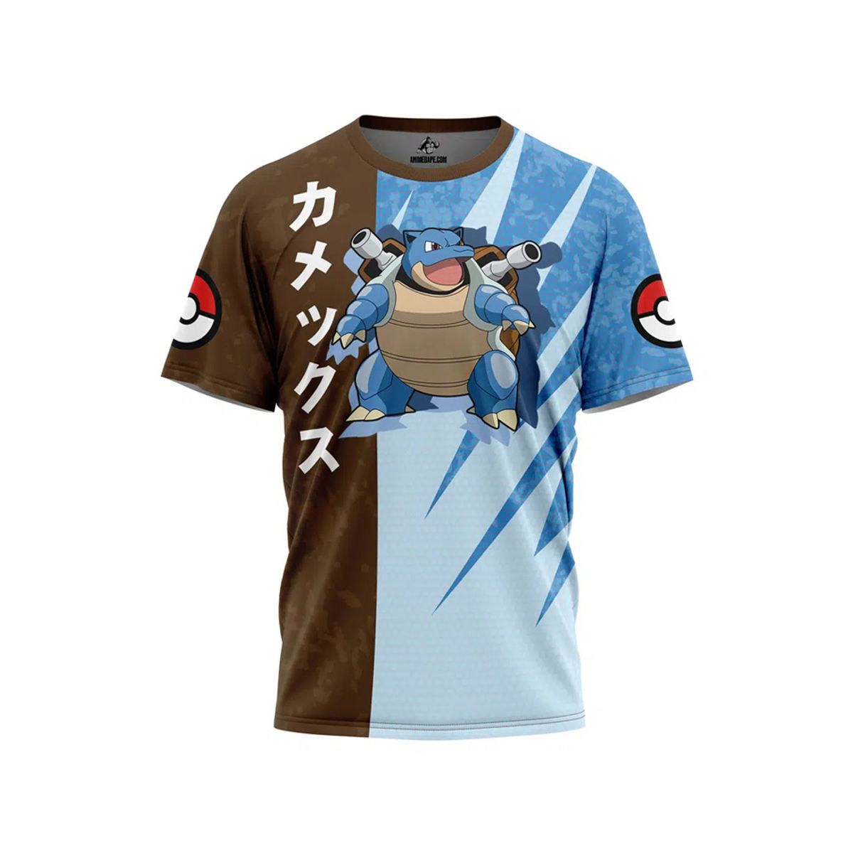 GENERICO - Pokemon Polo Deportivo Exclusivo Blastoise Talla S