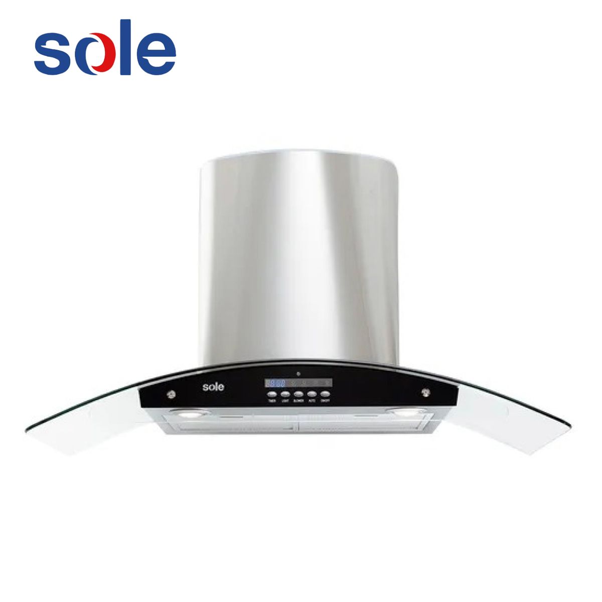 SOLE - Campana Extractora 90cm Gris Sole TURE63CO