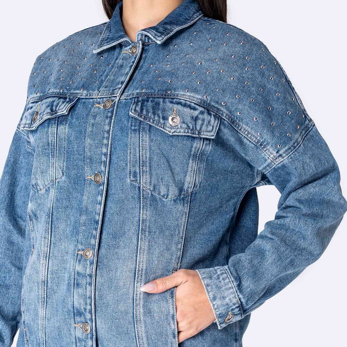 PIONIER - Casaca Denim Nurba Bri Mujer