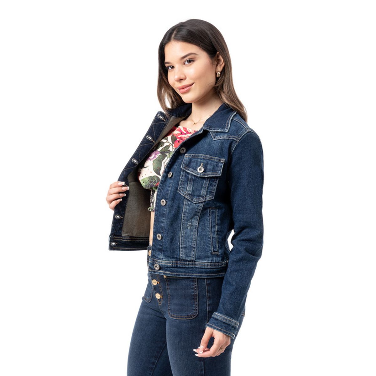 PIONIER - Casaca Denim Stretch Mujer Skarleth Pionier